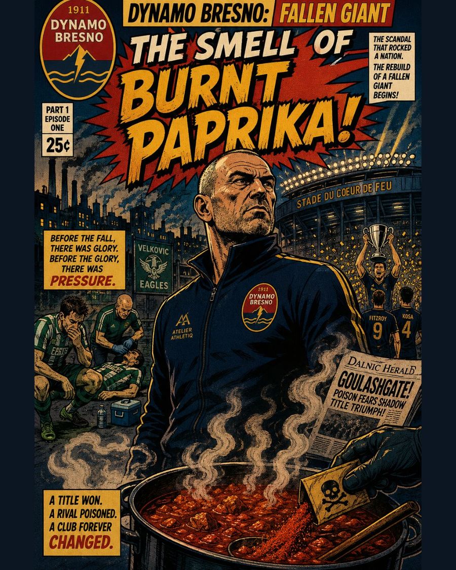 Issue 1 title page: The Smell of Burnt Paprika