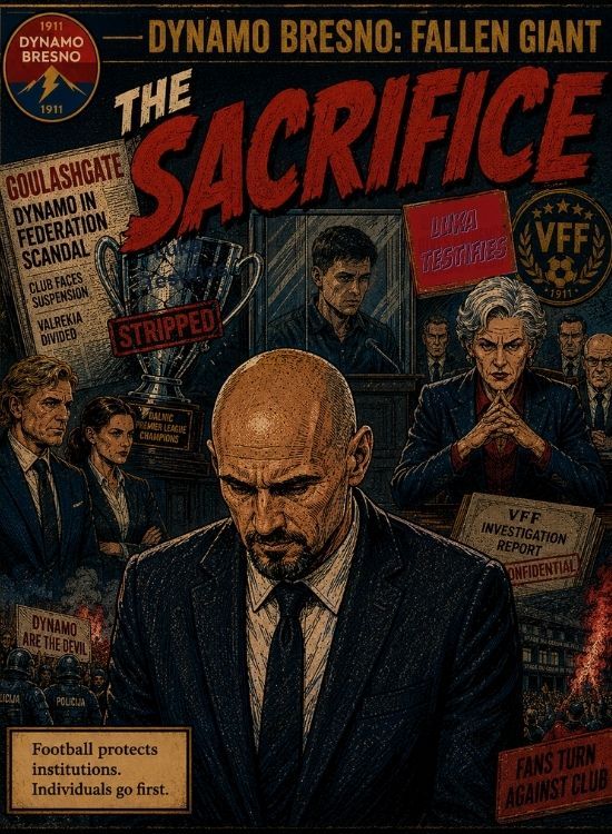 Issue 3 title page: The Sacrifice